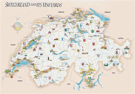 switzerland map with tourist attractions|Map of Switzerland .